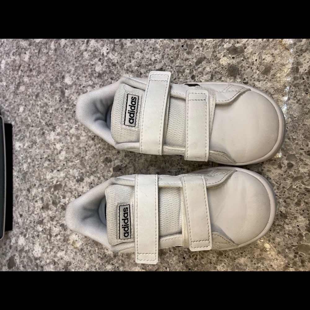 Adidas Velcro strap toddler sneakers